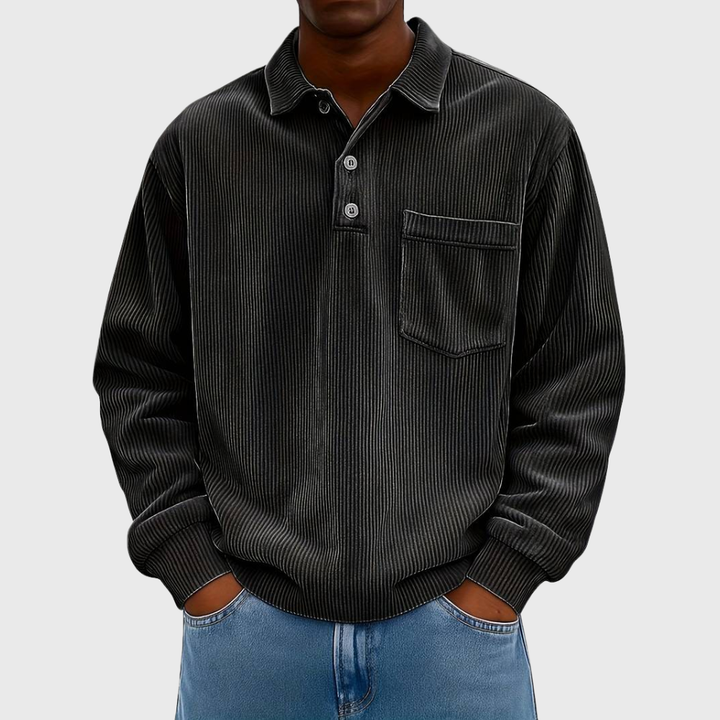 LONG SLEEVE CORDUROY SHIRT FOR MEN