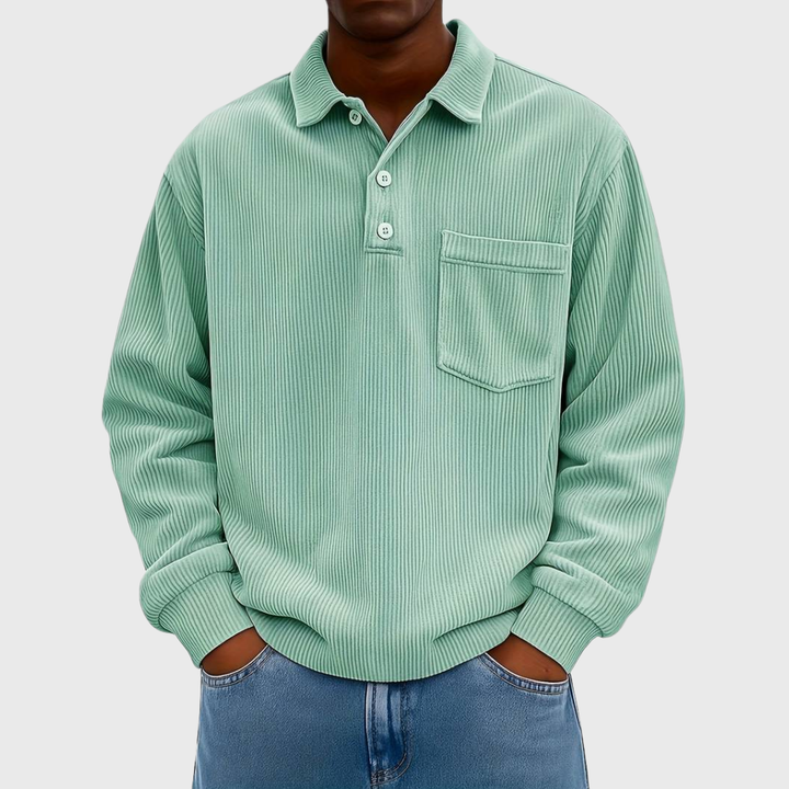 LONG SLEEVE CORDUROY SHIRT FOR MEN