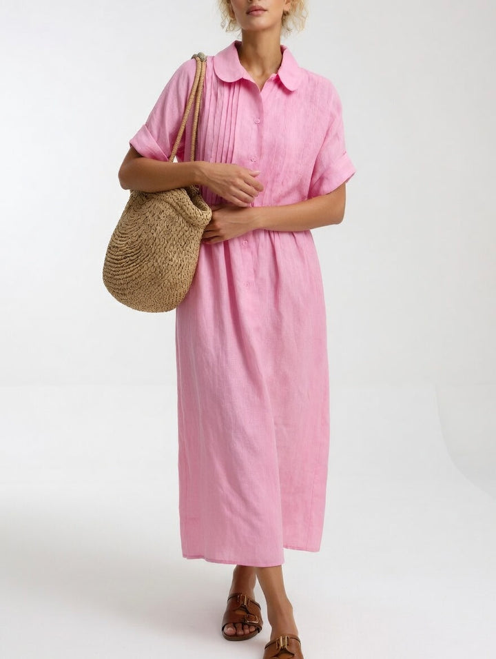Lysandra™ - Fluid Summer Shirt Dress