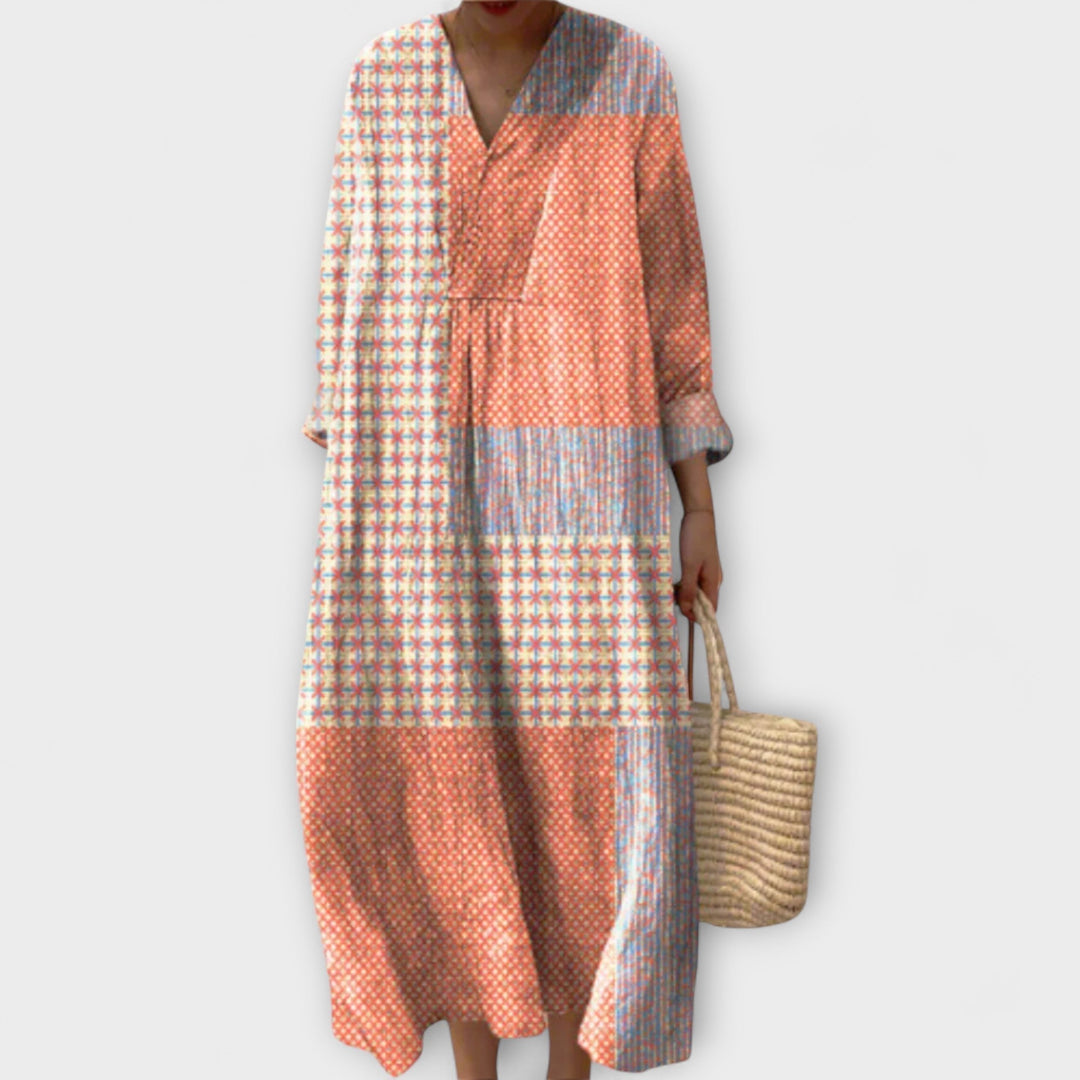 Bethany – Elegant Geometric Dress