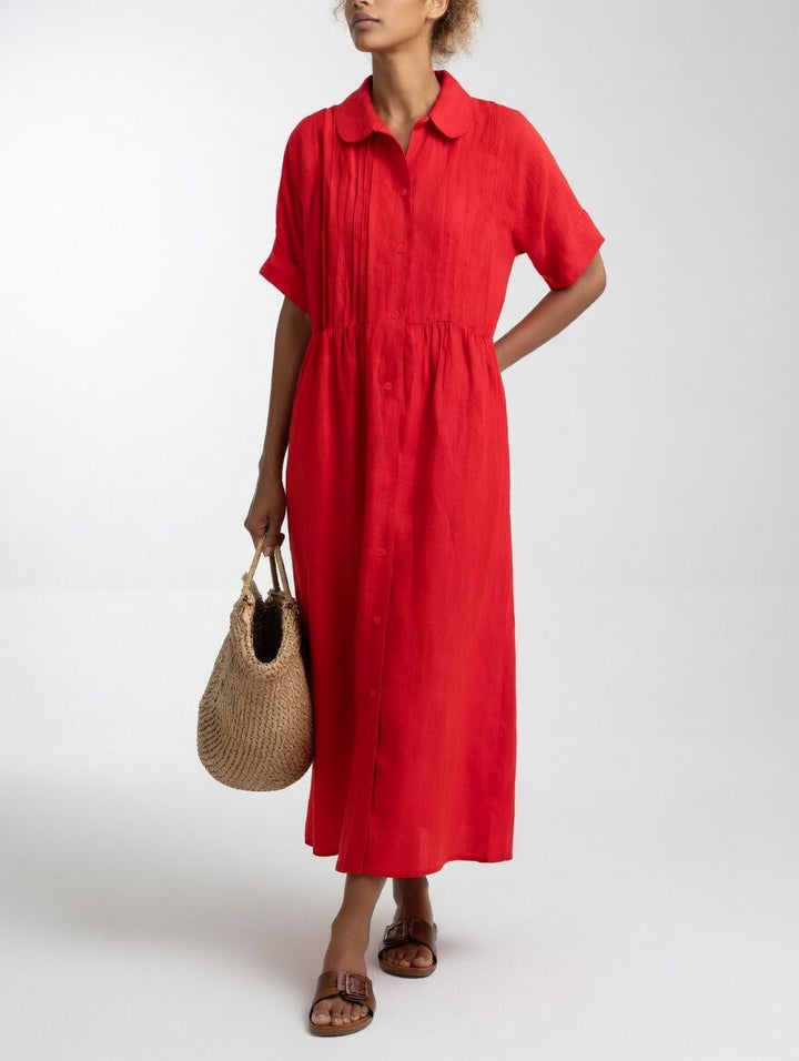 Lysandra™ - Fluid Summer Shirt Dress