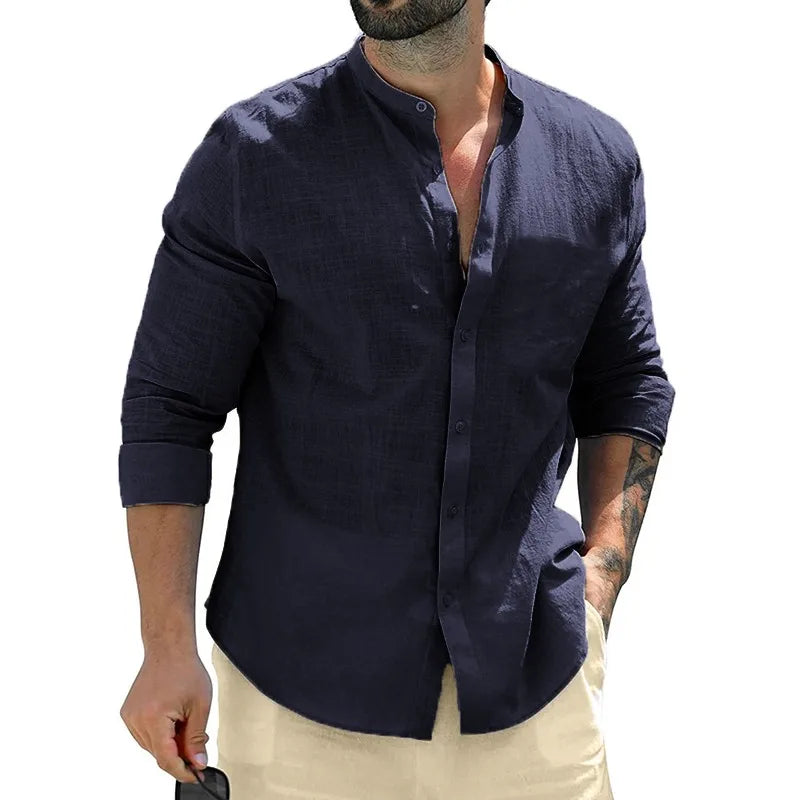 Finn™ | Luxe Linen Shirt