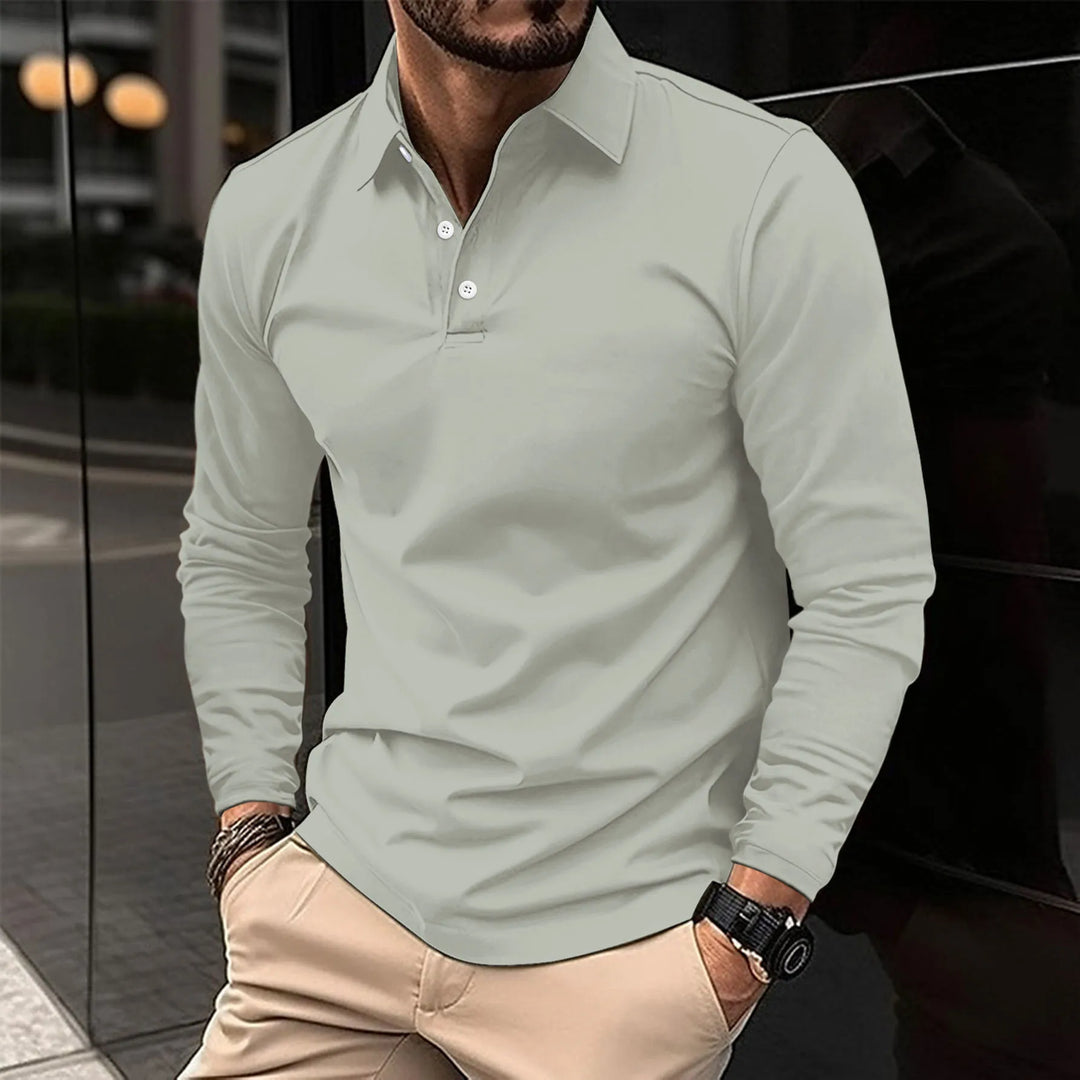 Alex™ | Casual Long-Sleeved Polo