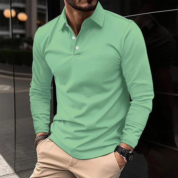 Alex™ | Casual Long-Sleeved Polo