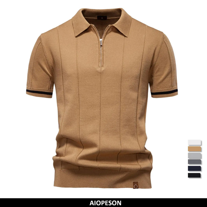 Beeckhoven™ | Men's Polo Shirt with Zip
