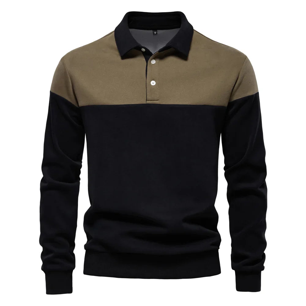 Premium & Casual Long Sleeve Polo Shirt