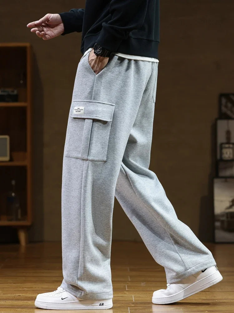 LAURENT MONACO | CARGO TROUSERS IN FLEECE