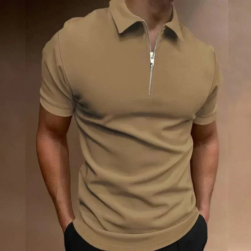 Classic Zip Polo Shirt