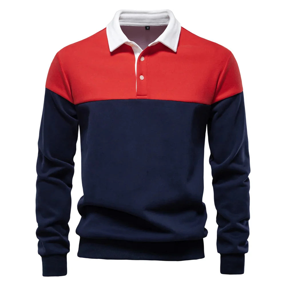 Premium & Casual Long Sleeve Polo Shirt
