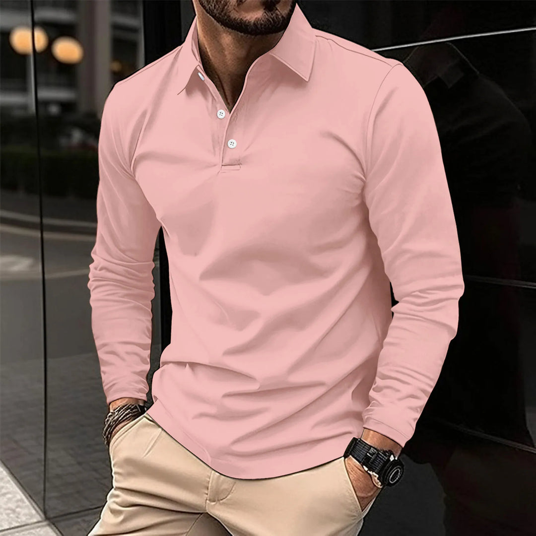 Alex™ | Casual Long-Sleeved Polo