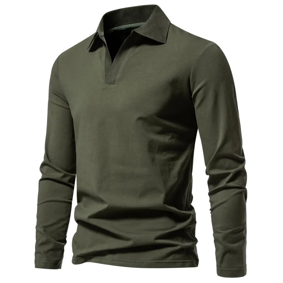 Long Sleeve Polo Shirt
