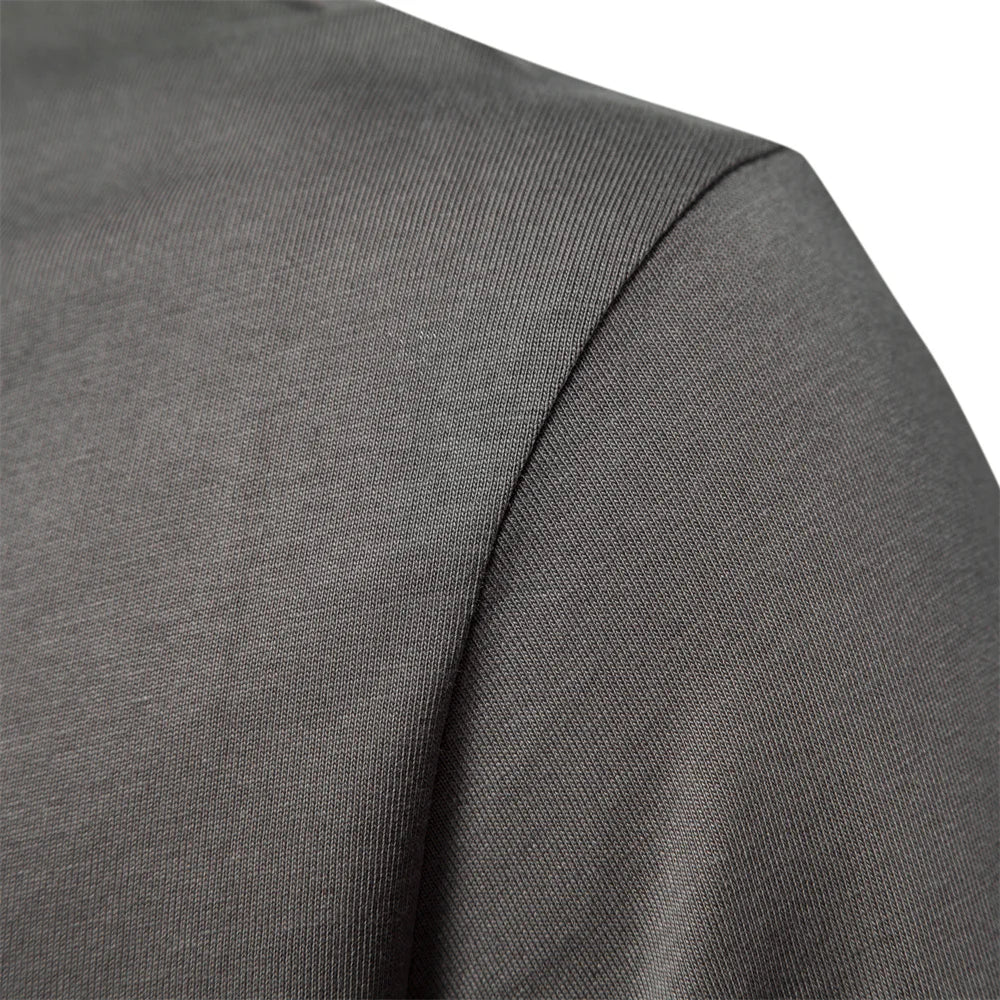 AIOPESON Brand | Long Sleeve Men's Polo Shirt