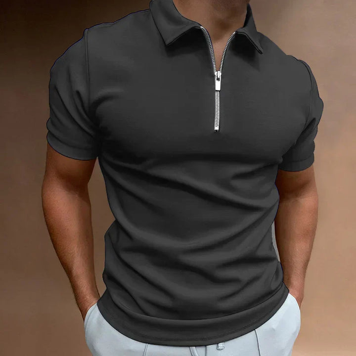 Classic Zip Polo Shirt