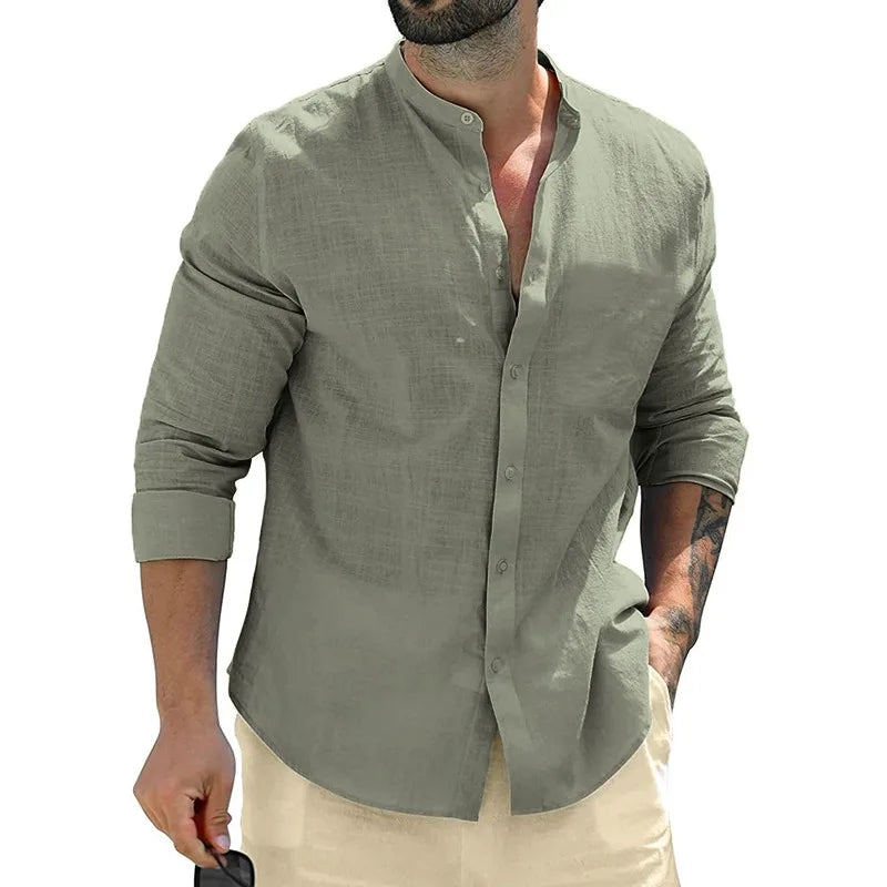 Finn™ | Luxe Linen Shirt