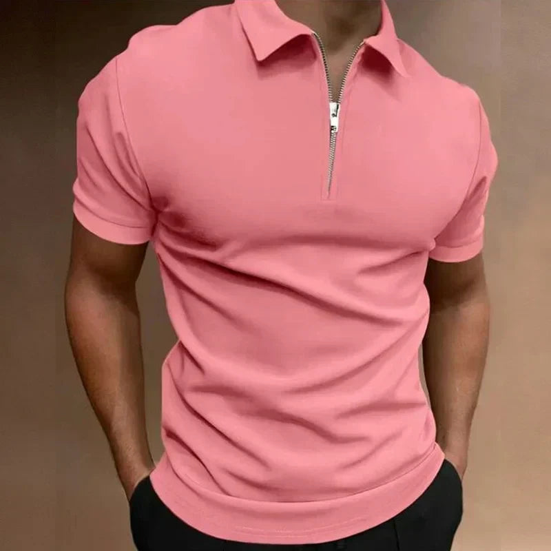 Classic Zip Polo Shirt