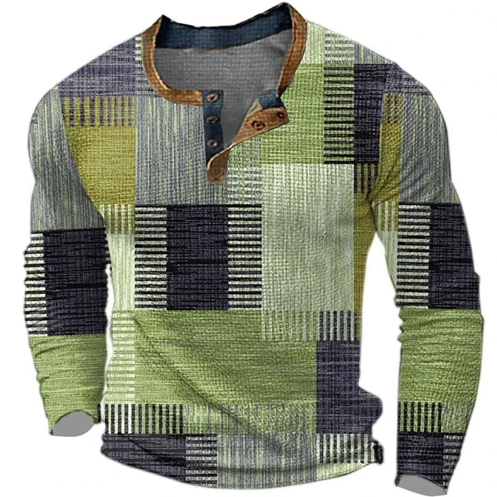 Beeckhoven™ | Colourful Men's Long Sleeve Shirt