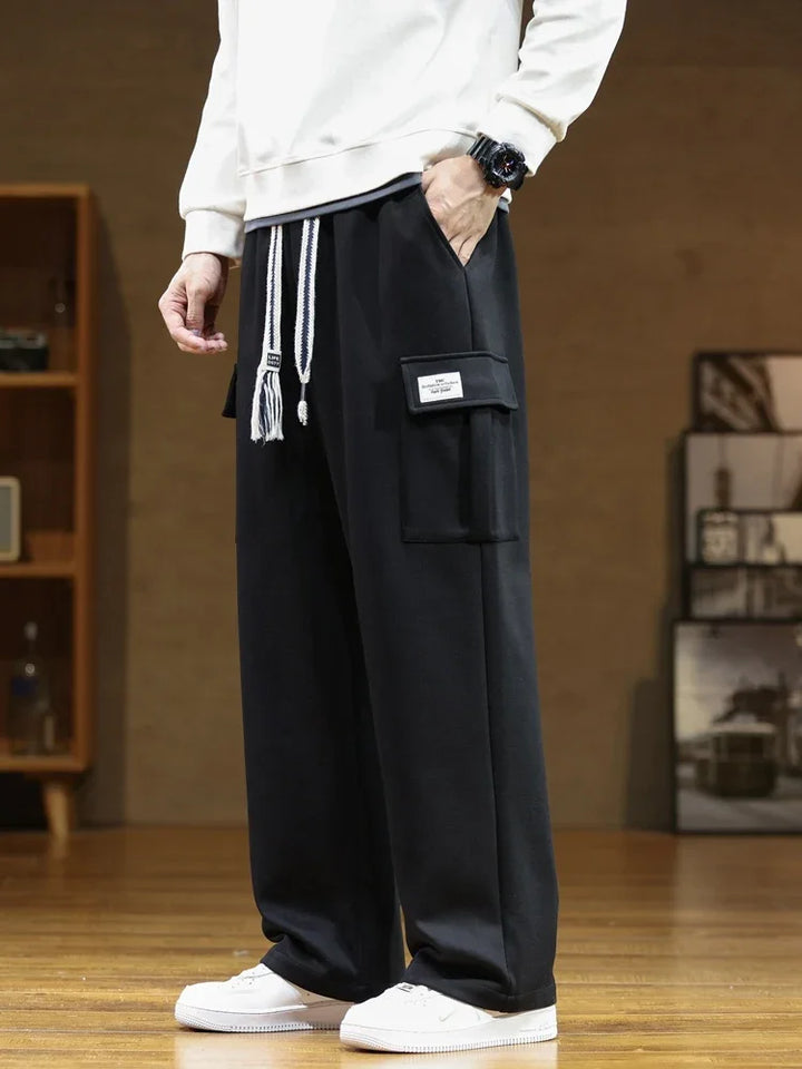 LAURENT MONACO | CARGO TROUSERS IN FLEECE