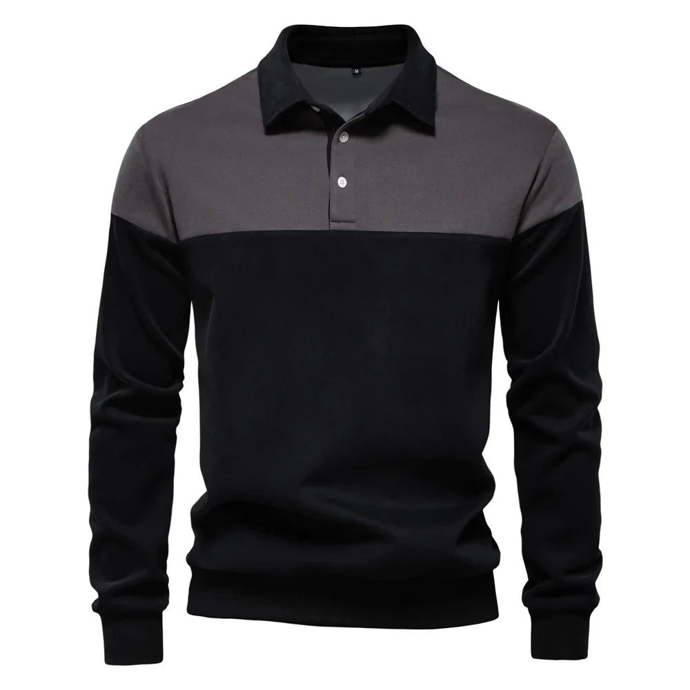 Premium & Casual Long Sleeve Polo Shirt