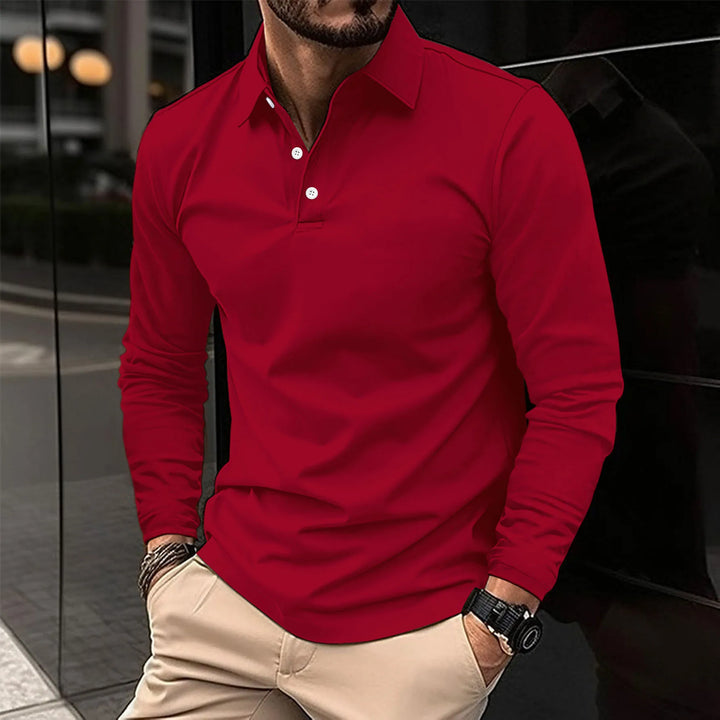 Alex™ | Casual Long-Sleeved Polo