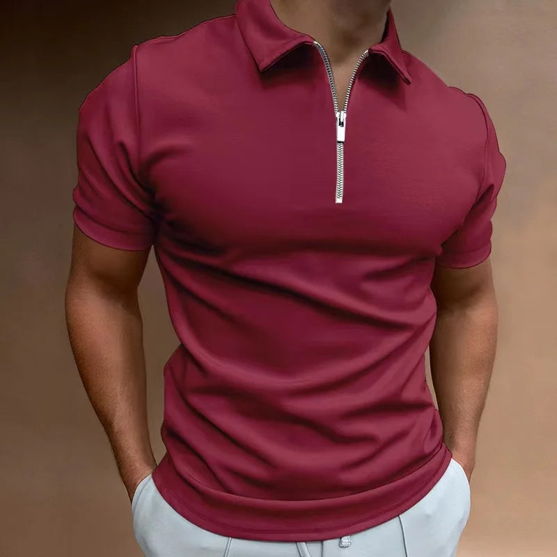 Classic Zip Polo Shirt