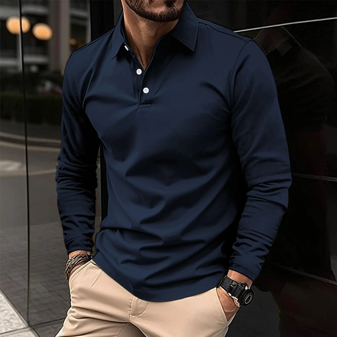 Alex™ | Casual Long-Sleeved Polo