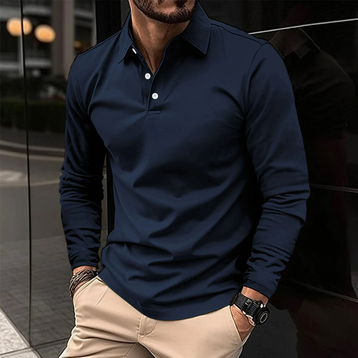Luca | Classic Long Sleeve Polo