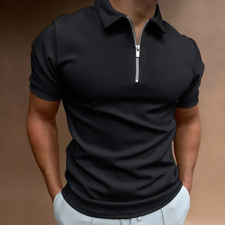 Classic Zip Polo Shirt