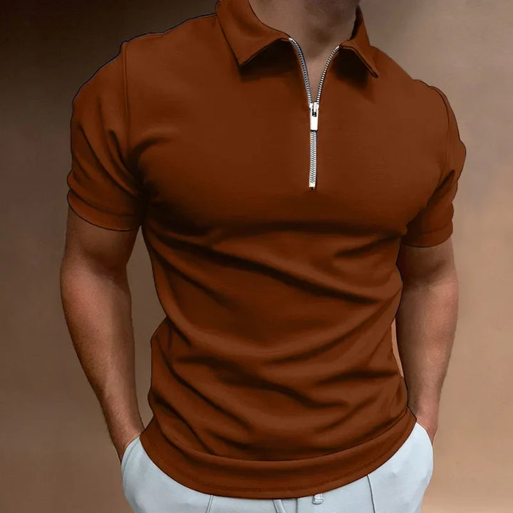 Classic Zip Polo Shirt