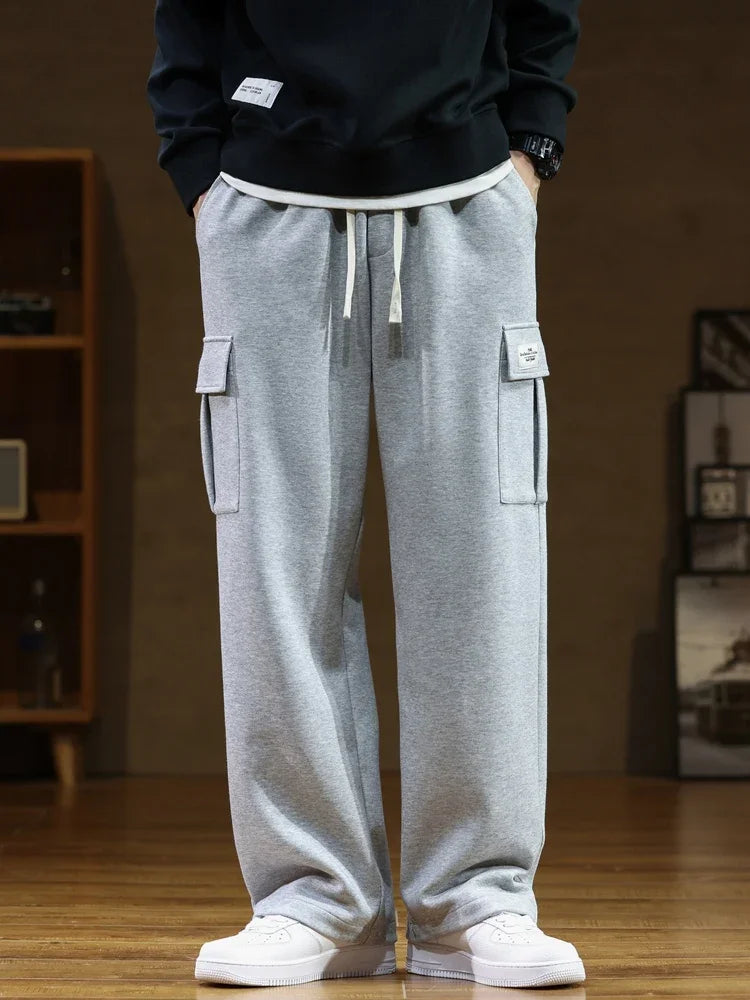 LAURENT MONACO | CARGO TROUSERS IN FLEECE