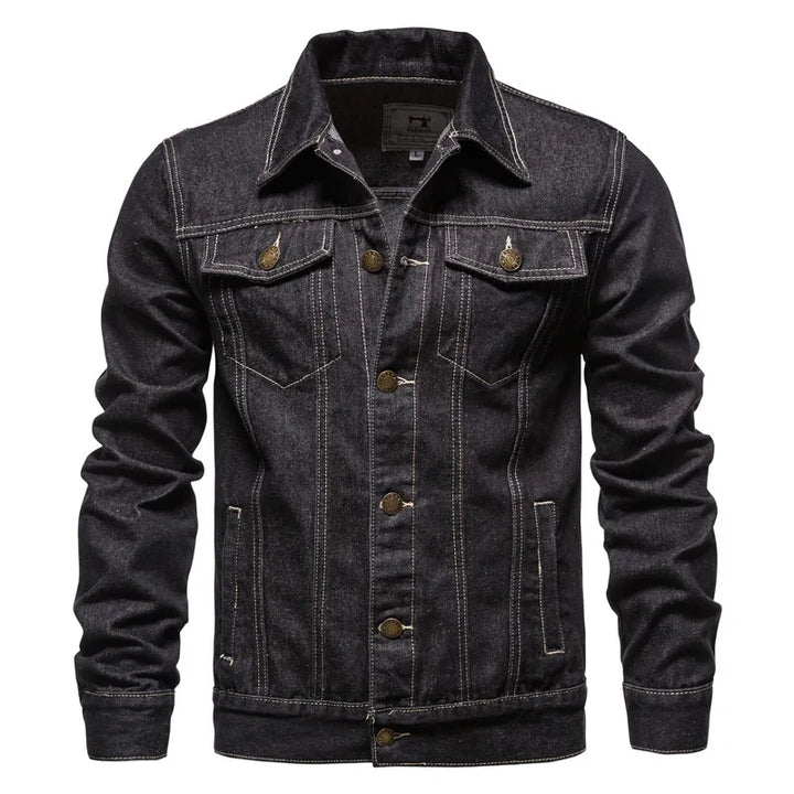 Denim Motorcycle Jacket