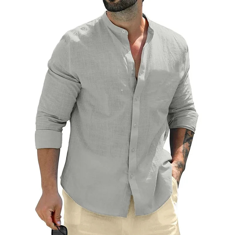 Finn™ | Luxe Linen Shirt