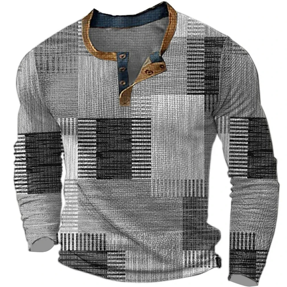 Beeckhoven™ | Colourful Men's Long Sleeve Shirt