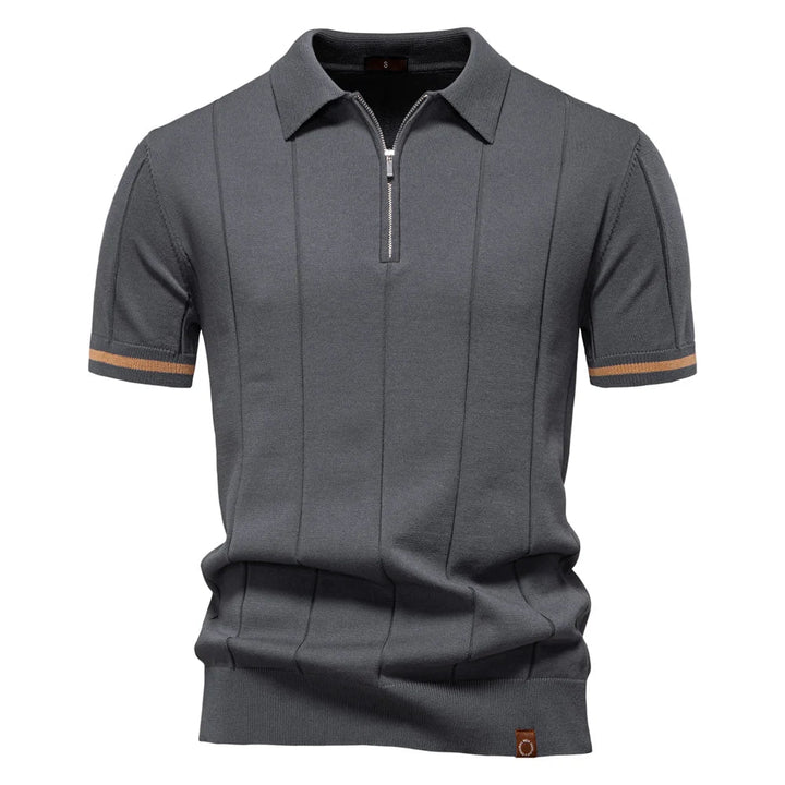 Beeckhoven™ | Men's Polo Shirt with Zip