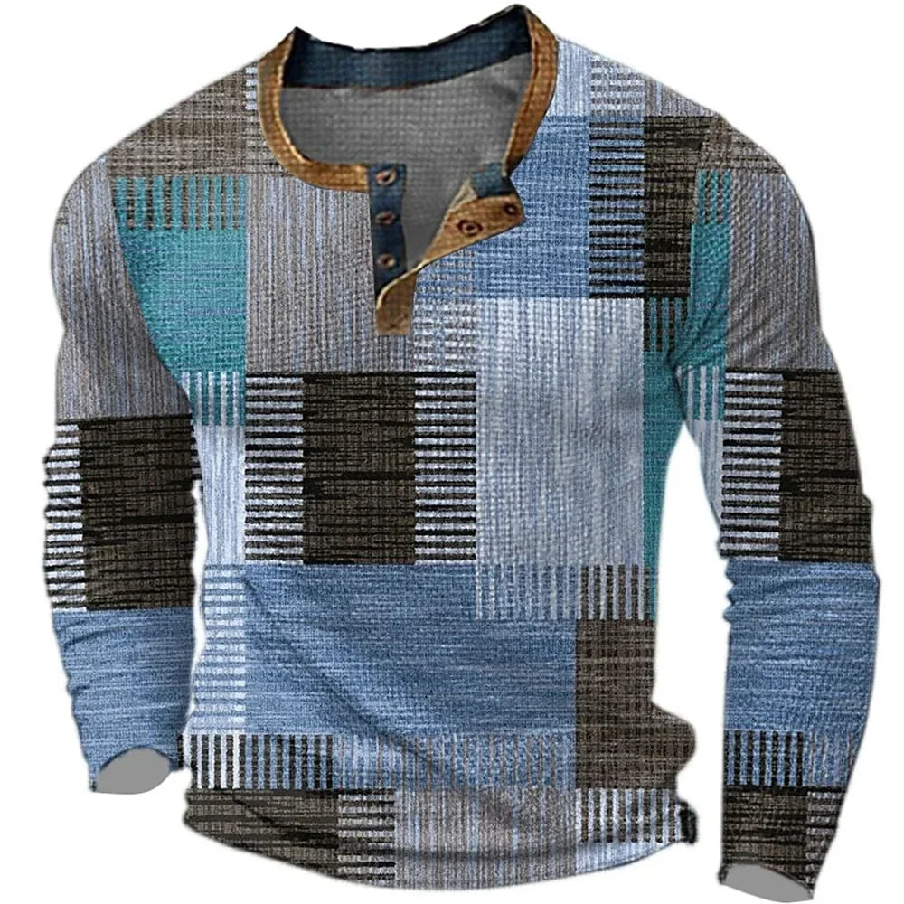 Beeckhoven™ | Colourful Men's Long Sleeve Shirt