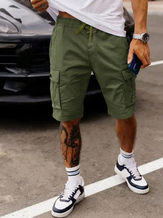 Elias |  Multi-Pocket Cargo Shorts