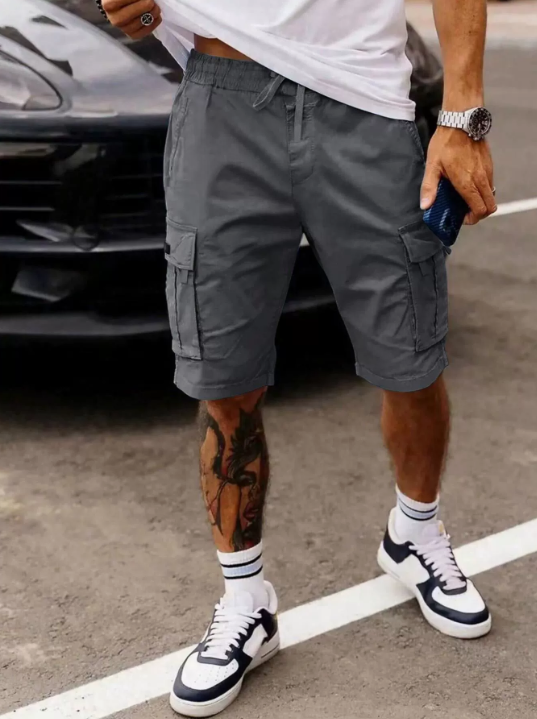 Elias |  Multi-Pocket Cargo Shorts
