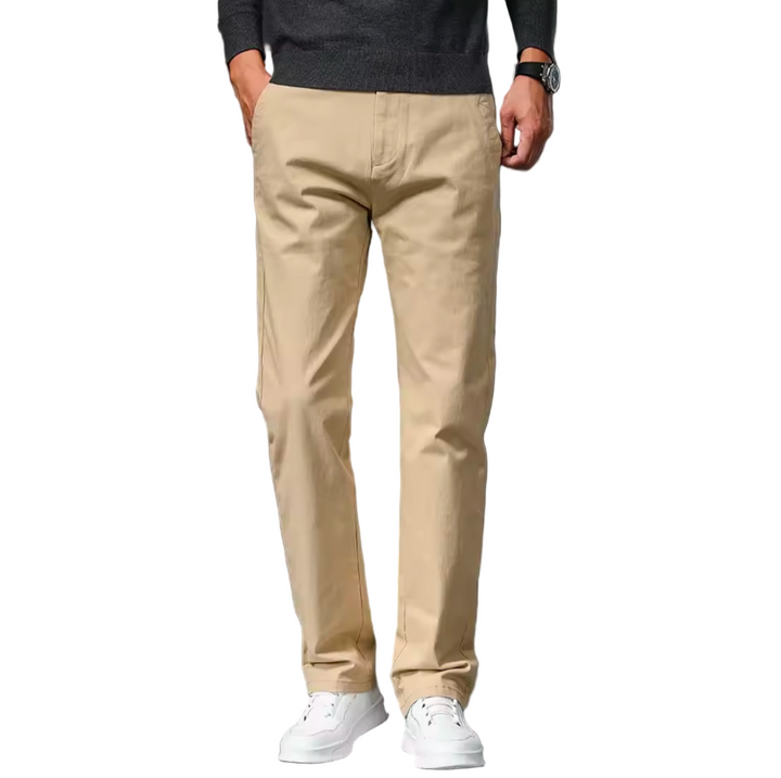 GolfThing Straight Fit Cotton Stretch Chinos  - Golf Trousers
