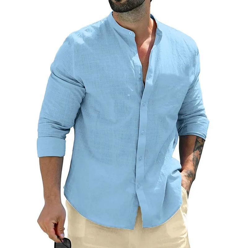 Finn™ | Luxe Linen Shirt