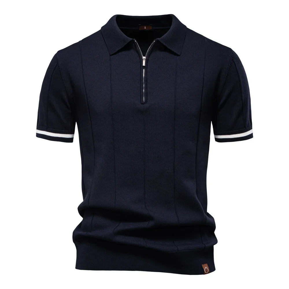Beeckhoven™ | Men's Polo Shirt with Zip