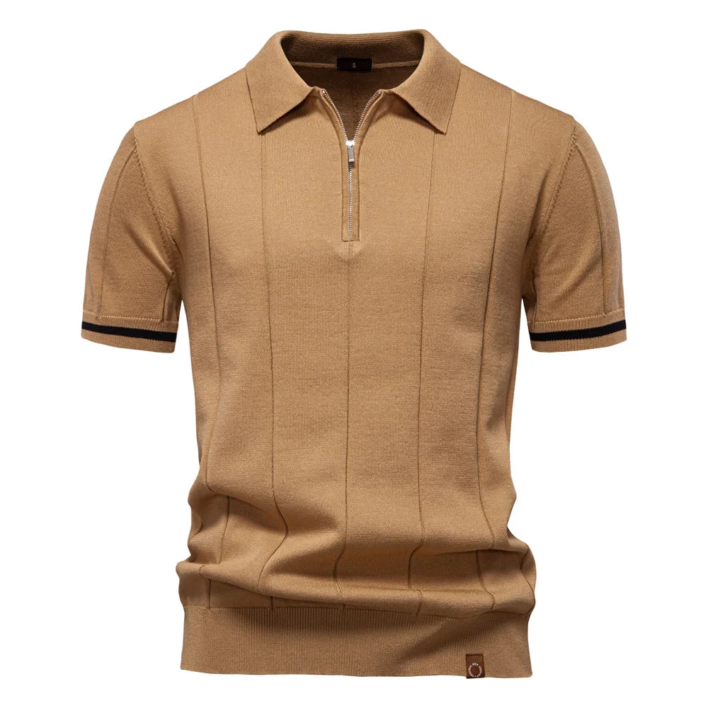 Beeckhoven™ | Men's Polo Shirt with Zip