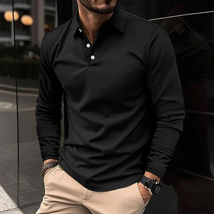 Alex™ | Casual Long-Sleeved Polo
