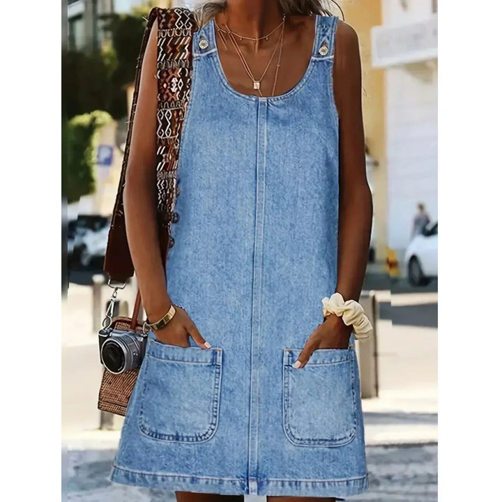 Saylor | Loose Denim-Style Dress