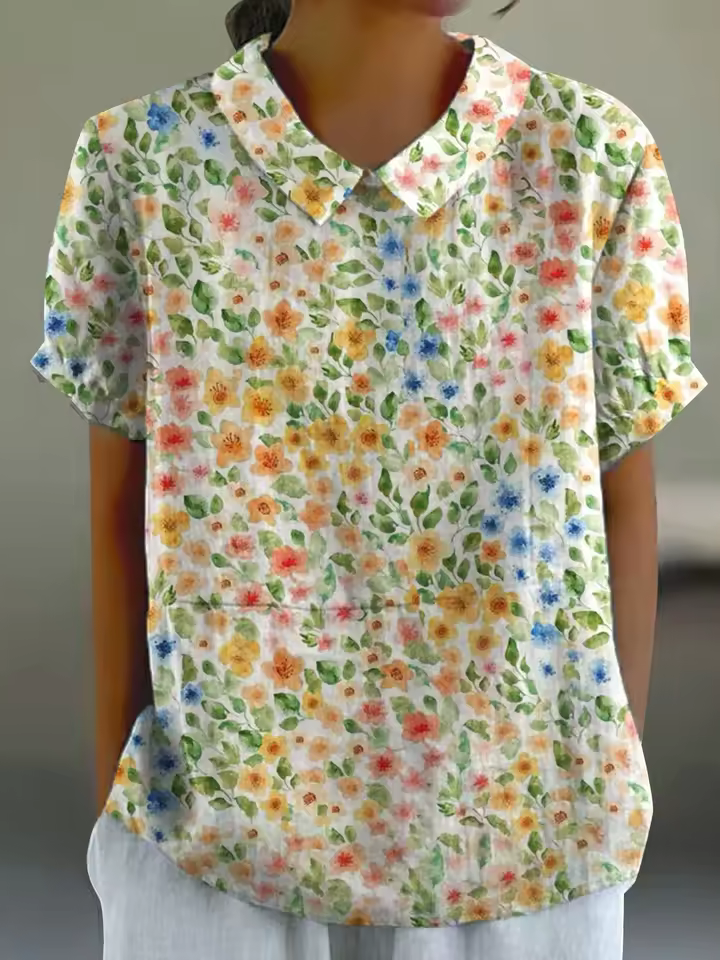 Mila | Confetti Floral Shirt