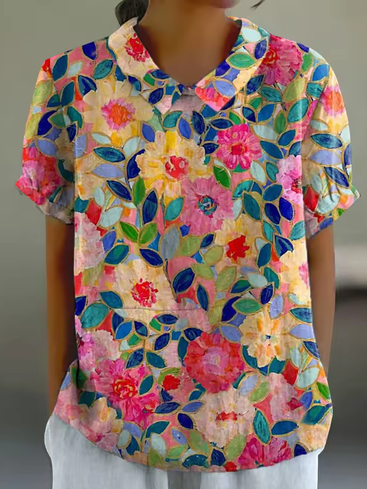 Cleo | Bright Floral Shirt