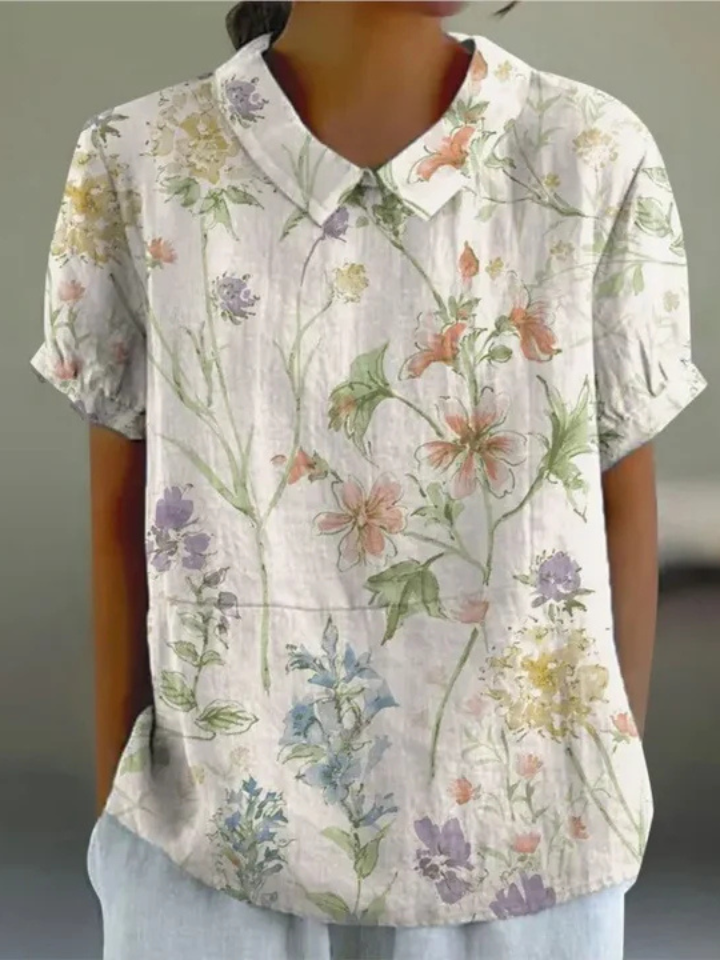 Mila | Pastel Floral Shirt II