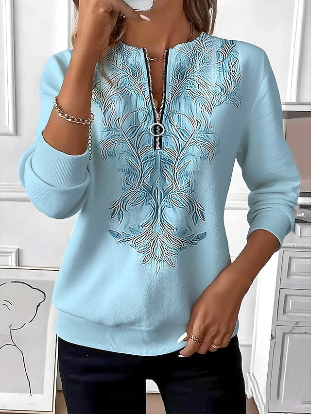 Johanna | Refined Zip-Neck Sweater
