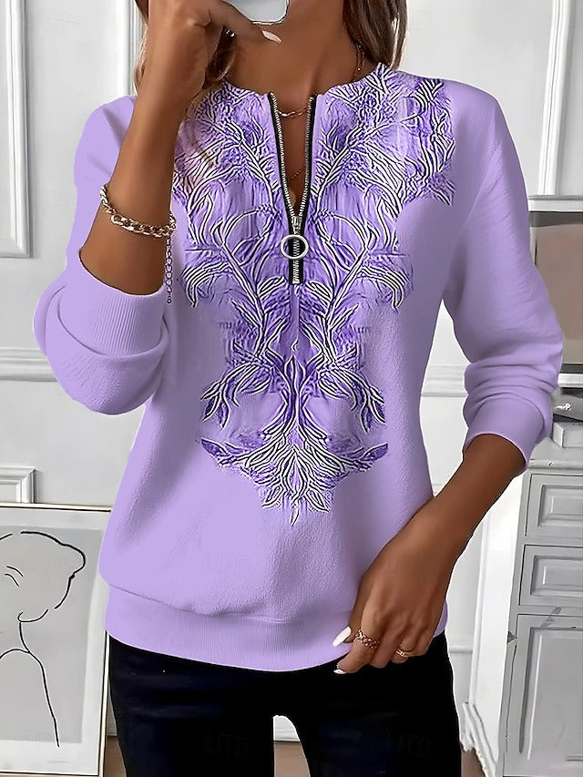 Johanna | Refined Zip-Neck Sweater
