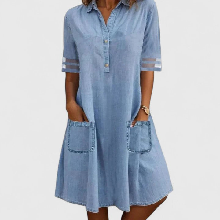 Brittany | Figure-hugging Denim Dress