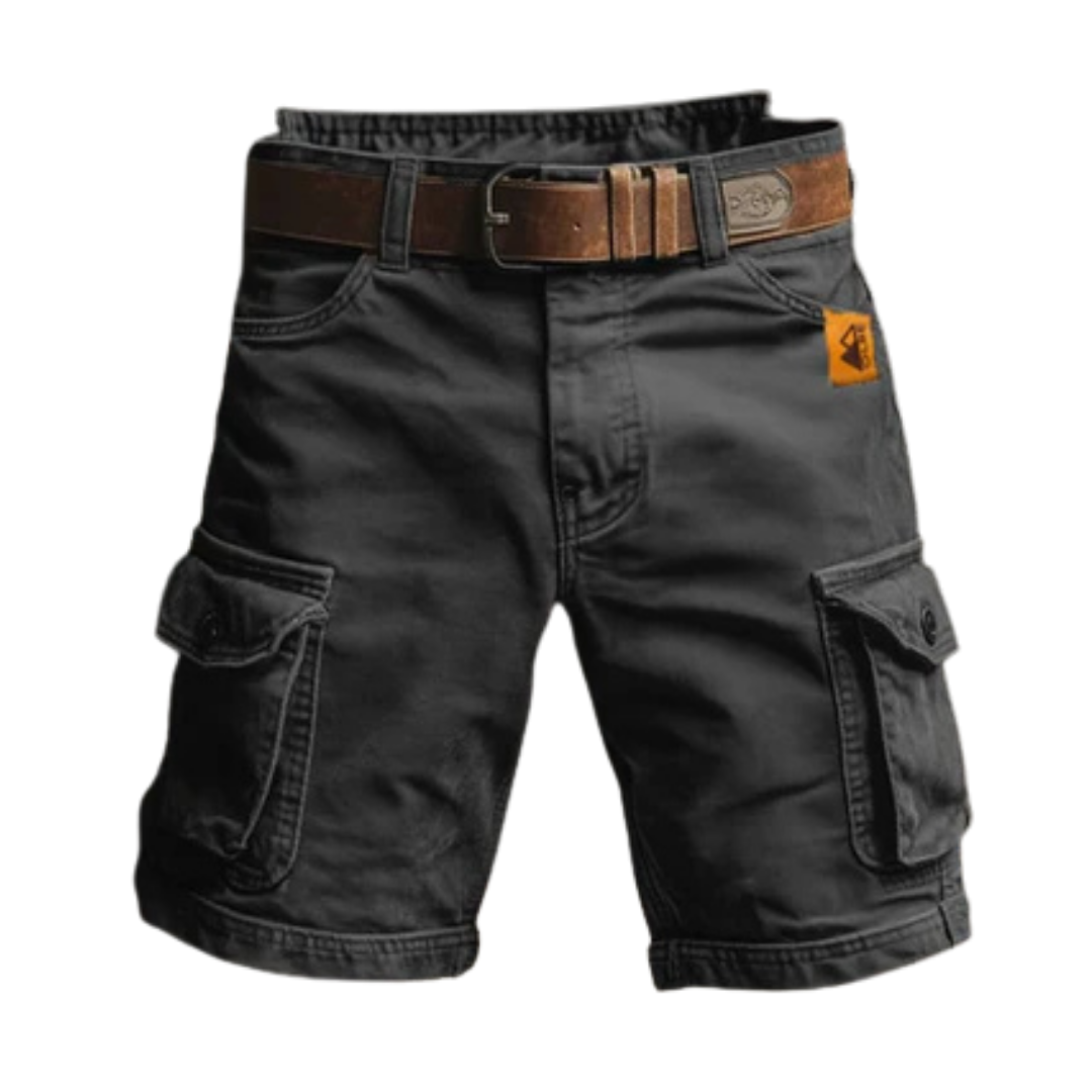 Ben | Retro Short Cargo Trousers with Multiple Pockets