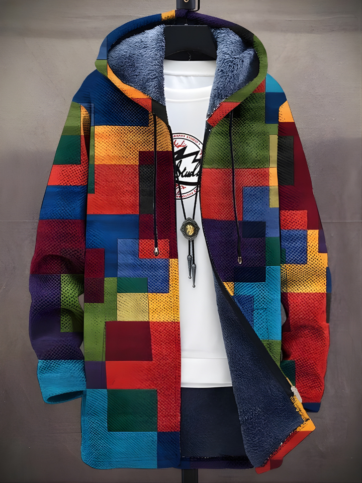 Eren | Luxe Artistic Zip-Up Hoodie